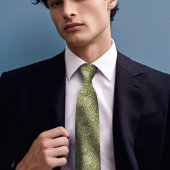 Pimpernel William Morris Green Gold Pattern Krawatte