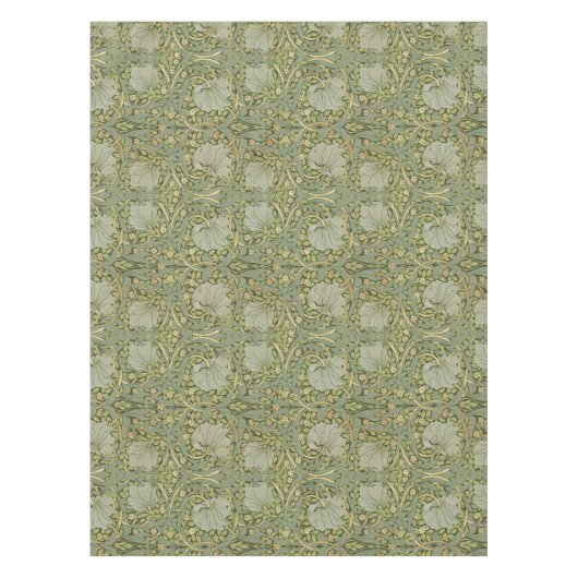 Pimpernel William Morris Green Gold Pattern Tischdecke (Vorderseite)
