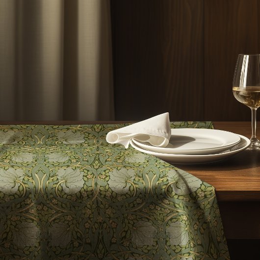 Pimpernel William Morris Green Gold Pattern Tischdecke