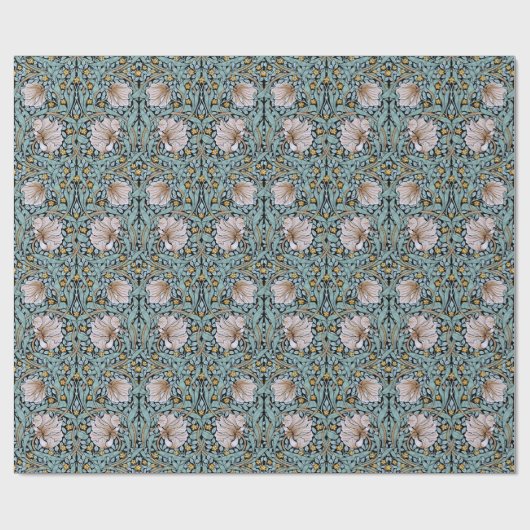 Pimpernel William Morris - Ice Blue Geschenkpapier (Flach)