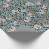 Pimpernel William Morris - Ice Blue Geschenkpapier (Ecke)