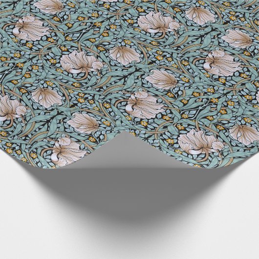 Pimpernel William Morris - Ice Blue Geschenkpapier (Ecke)