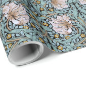 Pimpernel William Morris - Ice Blue Wrapping Paper Geschenkpapier (Rolleneckpunkt)