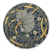 Pimpernel William Morris Pattern Viktorianisch Keramikknauf (Vorderseite)