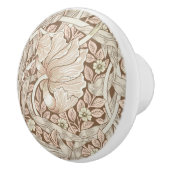 Pimpernel William Morris Pattern Viktorianisch Keramikknauf (Rechts)