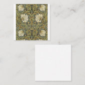 Pimpernel William Morris Quadratische Visitenkarte (Vorne/Hinten)