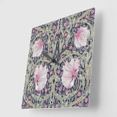 Pimpernel, William Morris Quadratische Wanduhr (Winkel)
