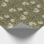 Pimpernel William Morris - SAGE Olive Wrapping Pap Geschenkpapier (Ecke)
