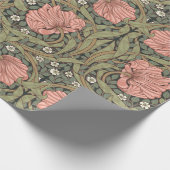 Pimpernel William Morris - SAGE PEACH Wrapping Pap Geschenkpapier (Ecke)
