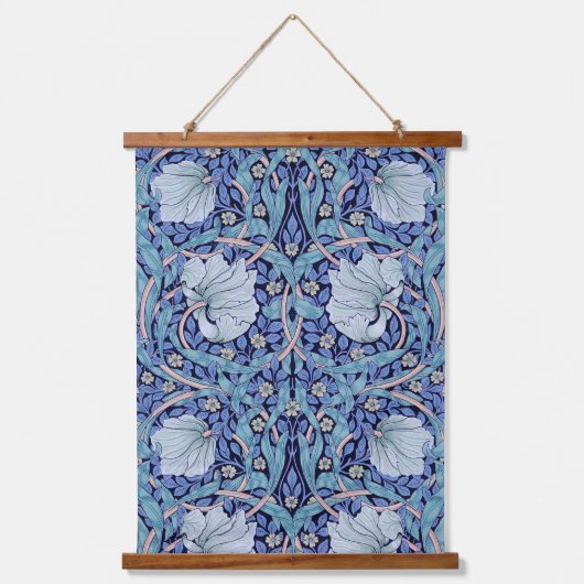 Pimpernel, William Morris Wandteppich Mit Holzrahmen (Vorderseite)