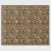 Pimpernel William Morris - Warm Sage Orange Wrappi Geschenkpapier (Flach)