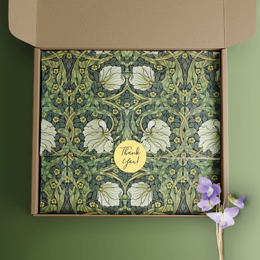 Pimpernel Yellow Flowers William Morris Seidenpapier