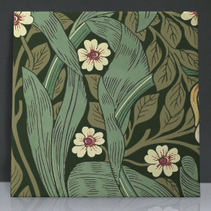 Pimpernell Nahtlose 9 von 12 warmgelben Gelb-Blatt Fliese