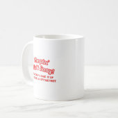 Pimpin' Ain't Easy .. Optometriker Kaffeetasse (Vorderseite Links)