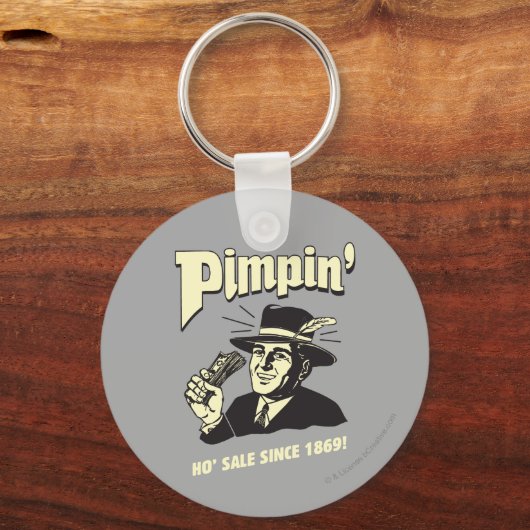 Pimpin' Schlüsselanhänger (Vorderseite)