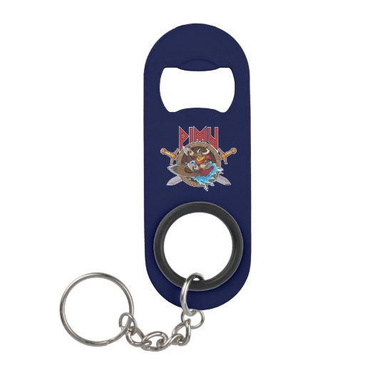 Pimu Bottle Opener Schlüsselanhänger Mini Flaschenöffner (Vorderseite)