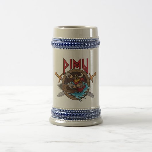 Pimu Stein Bierglas (Mittel)