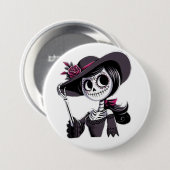 PIN catrina mujer Button (Vorne & Hinten)