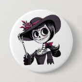 PIN catrina mujer Button (Vorderseite)