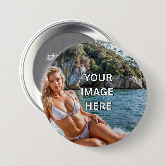 PIN IT! 📌 Benutzerdefinierte Knöpfe – Bild oder T Button (Vorne & Hinten)