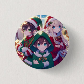 Pin niños Navidad Button