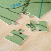 Pin placed on map in Berlin, Germany Puzzle (Seite)