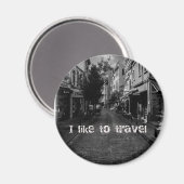 Pin"s I like travel Magnet (Vorderseite/Rückseite)