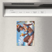 Pin-up am Strand Magnet (In Situ (Geschirrspüler))