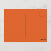 Pin-up am Strand Postkarte (Rückseite)