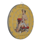 Pin-up Dartscheibe (Vorderseite Links)
