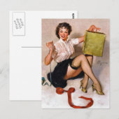 Pin-Up-Geschenkverpackung Postkarte (Vorne/Hinten)
