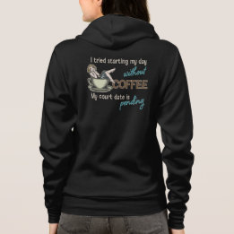Pin-up-Girl Coffee-Süchtige Hoodie