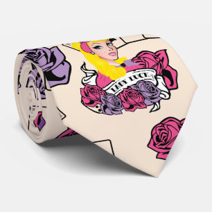 Pin-up-Girl, Felsen-EIN-Billy Krawatte