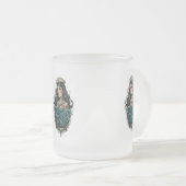 Pin Up Girl Glass Mattglastasse (VorderseiteRechts)
