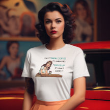 Pin-up Girl – Ich wache auf, um Kaffee zu trinken