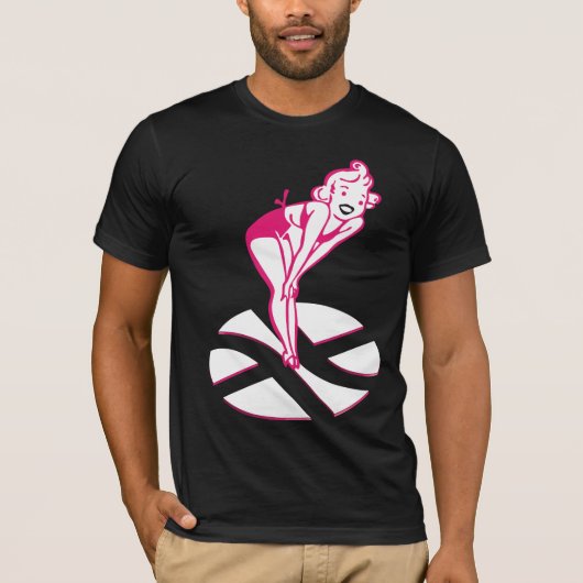 Pin-up-Girl man The Tôle T-Shirt (Vorderseite)