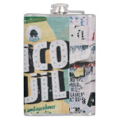 Pin-Up Herz Riot Flasche Flachmann (Rückseite)