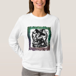 Pin-up Hexe Halloween T-Shirt
