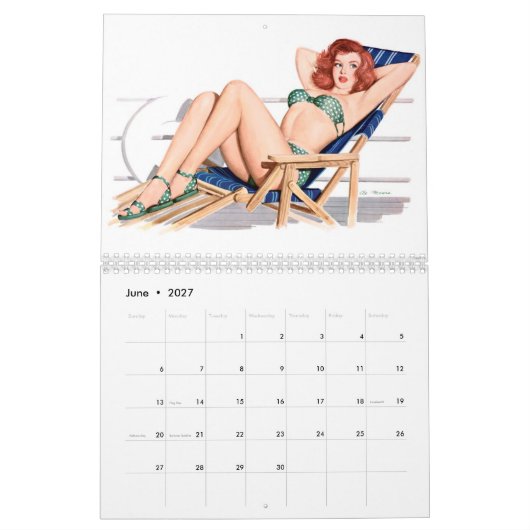 Pin-Up-Kalender Kalender (Jun 2027)
