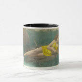 Pin-Up Mädchen Tasse (Zentrum)