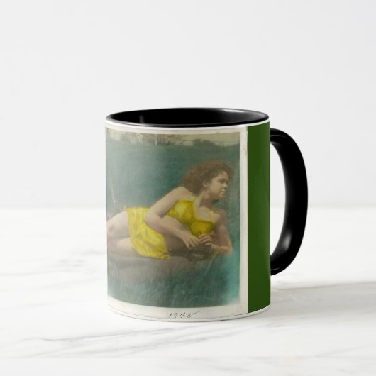 Pin-Up Mädchen Tasse (VorderseiteRechts)
