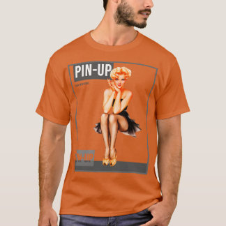 Pin up Mädchen Vintage Pinup Magazin 25 T-Shirt