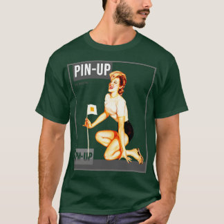 Pin up Mädchen Vintage Pinup Magazin 35 T-Shirt