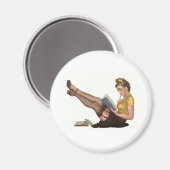 Pin-up Magnet (Vorderseite/Rückseite)