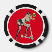 Pin-up Pokerchips (Rückseite)