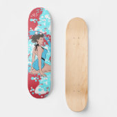 Pin-Up Skateboard (Vorderseite)