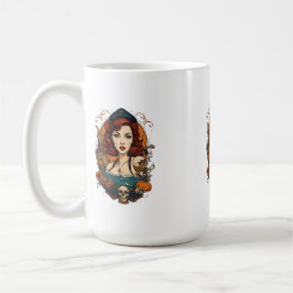 Pin up Women Halloween Ocean Kaffeetasse