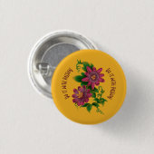 Pin Yellow Do It With Passion Button (Vorne & Hinten)