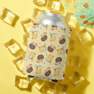 Pina Colada Ananas Coconut Hunde Muster Dosenkühler