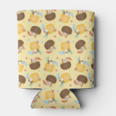 Pina Colada Ananas Coconut Hunde Muster Dosenkühler (Rückseite)